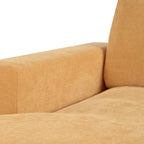 53.5" Chaise Lounge Chair With Solid Wood Legs And Comfort Pillows