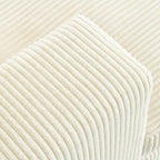 53.5" Chaise Lounge Chair With Solid Wood Legs And Comfort Pillows